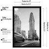 Americanflat 24x36 Poster Frame with Polished Plexiglass - Epic Collection - Gallery Wall Frames with Engineered Wood - Black - 2 of 4