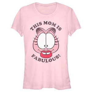 Juniors Womens Garfield Arlene This Mom Is Fabulous  T-Shirt -  - - 1 of 4
