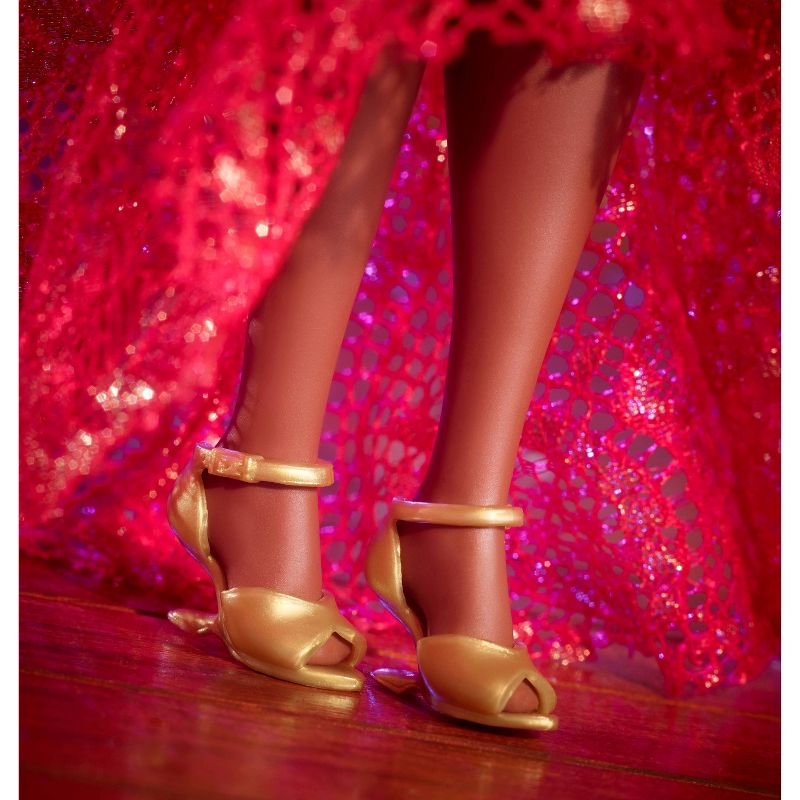 Barbie Signature Celia Cruz Inspiring Women Collector Fashion Doll in Red Dress, 6 of 8