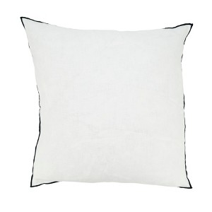 Saro Lifestyle Stonewashed Stitched Edge Poly Filled Throw Pillow - 1 of 3