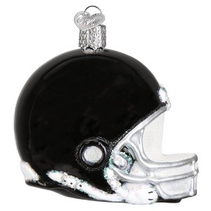 Old World Christmas Blown Glass Ornament for Christmas Tree, Football Helmet - 1 of 3