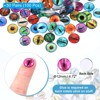 Unique Bargains Realistic 3D Doll Making DIY Craft Crochet Glass Dragon Eyes 100 Pcs - 2 of 4