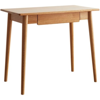 Wood Writing, Home Office Workbench Computer Drawer, Laptop, Study Table, Work Desk Station Oak