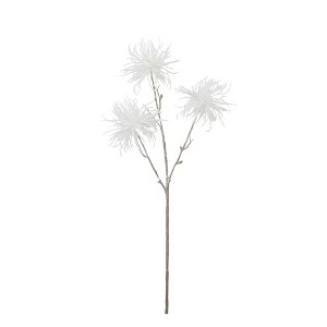 Northlight 17" Frosted White Spiky Floral Winter Christmas Stem - 1 of 3