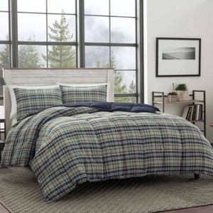 Rugged Plaid Reversible Comforter Mini Set - Eddie Bauer - 1 of 4