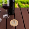 Unique Bargains Bottle Opener Magnetic Beer Opener Beech Wood Light Brown 2.56"x0.59" 1 Pcs - 2 of 4