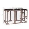 Akoasm 71 Inch Wooden Cat House & Shelter With Platforms, Large Enter Door, Protection Asphalt Roof Outdoor-Gray - 2 of 4
