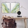 Stupell Industries Abstract Green Waves 2pc Canvas Art Set - 3 of 4