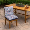 ARDEN Outdoor Plush Modern Tufted Blowfill Dining Chair Cushion, 21 x 40, Water Repellent, Fade Resistant, Tufted Cushion for Dining and Bistro Chairs - 2 of 4