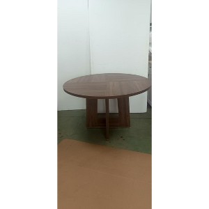 Coucheta MDF seven legged circular table made of noble fruit wood - 1 of 1