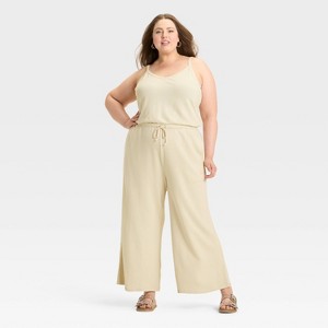 Women's Leisure Studio French Terry Jumpsuit - Universal Thread™ - 1 of 3