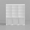 FUFU&GAGA White Large Storage Cabinet: Rich Storage Space in a Minimalist Design - 4 of 4