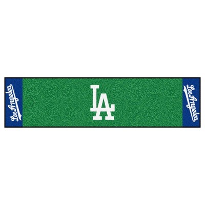 MLB Los Angeles Dodgers 1.5'x6' Putting Mat - Green