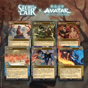 Magic the Gathering Secret Lair x Avatar: The Last Airbender - One with the Elements (Foil) - 1 of 4