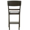 NicBex Set of 2 Bar Stools for Kitchen Island,Counter Bar Stools with Flared Back Legs,Bar Chairs for Dining Rooms,Kitchens Islands,Brown - 3 of 4