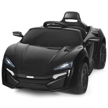 Costway 12V Kids Ride On Car 2.4G RC Electric Vehicle w/ Lights MP3 Openable Doors White\Black\ Red\Pink