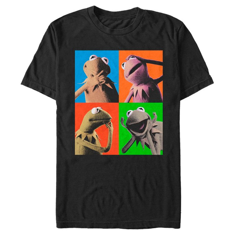 Men's The Muppets Kermit Pop Art T-Shirt, 1 of 6