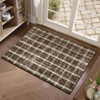 COZONY Washable Checkered Plaid Geometric Extra Large Area Rug for Living Room Dining Room - 2 of 4