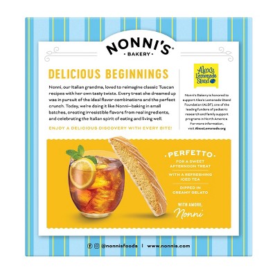 Nonni's Bakery Limoncello Biscotti - 6.88oz