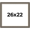 PosterPalooza | Weathered Black Picture Frame - UV Acrylic, Backing Board, Hanging Hardware Included - 2 of 4