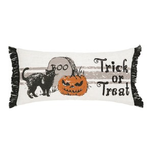 C&F Home 20" x 10" Trick Or Treat Halloween Printed Small Petite Throw Pillow - 1 of 4