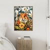 Amanti Art Hamster in Flowers by Justyna Jaszke Framed Canvas Wall Art - 4 of 4