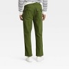Houston White Adult Relaxed Cargo Pants - Green - 2 of 3