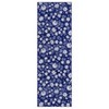 Modern Washable Foldable Rug, Floral Pattern Area Rug with Non Slip Backing, Non-Slip Low Pile Floor Carpet for Living Room Dorm Office Decor - 3 of 4