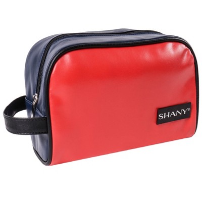 SHANY Grooming Bag and Travel Toiletry Tote - Red