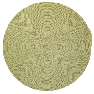 Colonial Mills Boca Raton - Celery 8 Ft round Round Rug Indoor/Outdoor 100% Polypropylene - 1 of 4