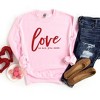 Simply Sage Market Women's Graphic Sweatshirt Love Is All You Need - 3 of 4