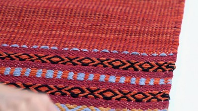 Coastal Charm Handwoven Grey/Ivory Cotton 6' Square Rug