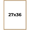PosterPalooza | Classic Modern Gold Picture Frame - UV Acrylic, Foam Board Backing, Hanging Hardware - 2 of 4