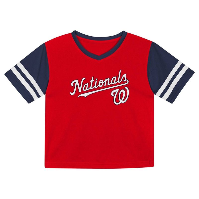 MLB Washington Nationals Toddler Boys&#39; Pullover Team Jersey, 2 of 4