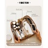 Large Capacity Cosmetic Bags for Women,Waterproof Portable Pouch Open Flat Toiletry Bag(Medium) - 3 of 4