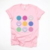 Simply Sage Market S.W.Smiley Stacked Smiley Faces Short Sleeve Tee - 2 of 4