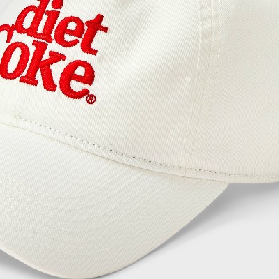 Women's Coca-Cola Diet Coke Cotton Baseball Hat - White - image 4