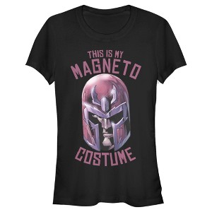 Juniors Womens Marvel Halloween Magneto Costume T-Shirt - 1 of 4