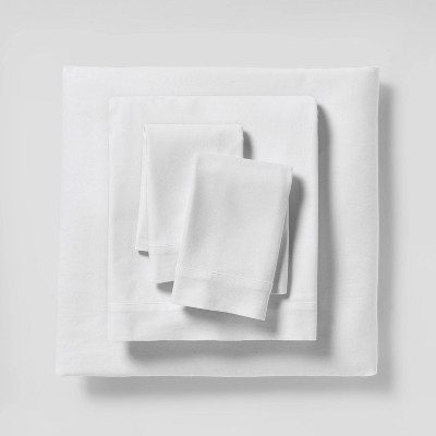 Linen Blend Sheet Set (Full) White - Threshold™