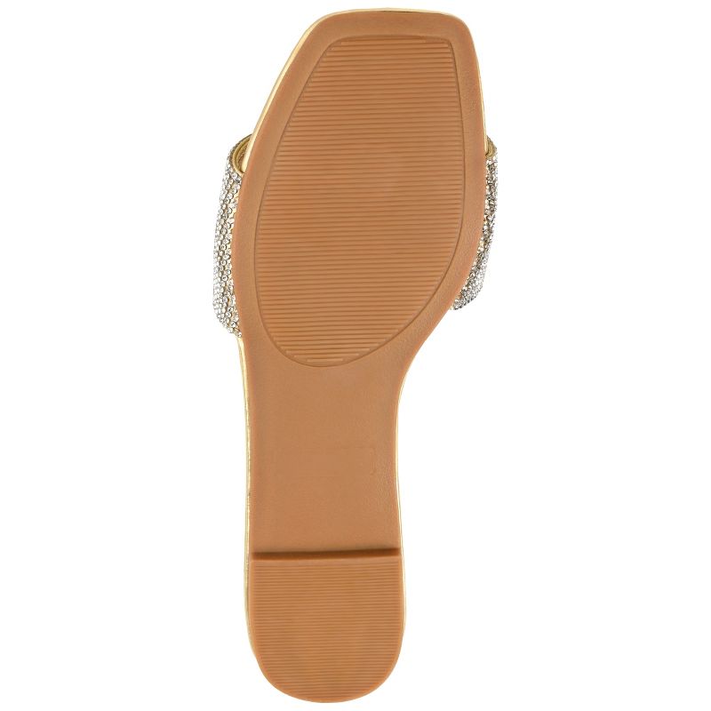 Journee Collection Womens Grayce Tru Comfort Foam Slide Low Block Heel Sandals, 6 of 11