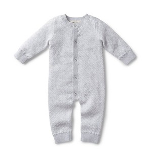 Hope & Henry Baby Jacquard Romper - 1 of 4