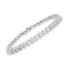 Haus of Brilliance Silver 1 cttw Double Row Miracle-Set Diamond Tennis Bracelet - 3 of 4