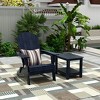 WestinTrends Tuscany HIPS¬¨‚Ä†Outdoor¬¨‚Ä†Patio¬¨‚Ä†Folding¬¨‚Ä†Adirondack¬¨‚Ä†Chair with Side Table (2-Piece Set) - 2 of 4