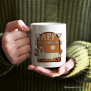 Happy Halloweenie, Halloween Mug, Retro Halloween Dachshund Gift (Non-Custom Only)| OrnamentallyYou - 1 of 4