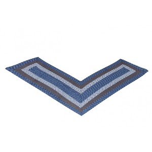 Country Stripe Collection 100% Polypropylene Reversible Indoor Area Utility Rug - Better Trends - 1 of 4