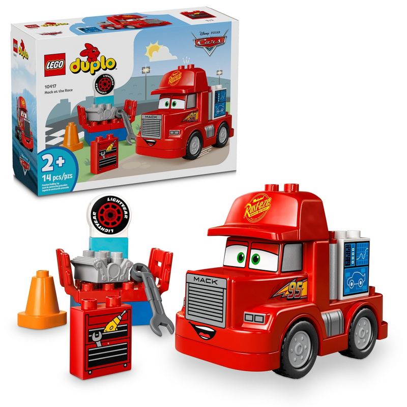 LEGO DUPLO Disney and Pixar&#39;s Cars Mack at the Race Toddler Toy 10417, 1 of 7