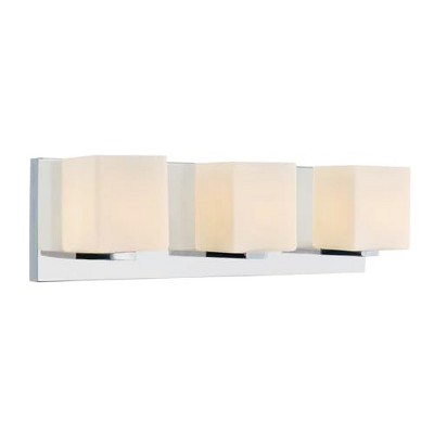 CWI Lighting Cristini 3 Light Vanity Light With Satin Nickel Finish