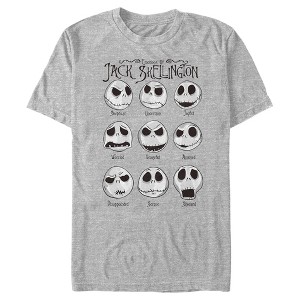 Men's The Nightmare Before Christmas Emotional Jack T-Shirt - 1 of 4