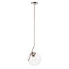Elegant Lighting Ryland 1 light Chrome  and Clear glass pendant - 4 of 4