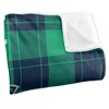 University Of West Florida Campus Plaid Spirit Silky Touch Super Soft Throw Blanket 50x60 - 3 of 4